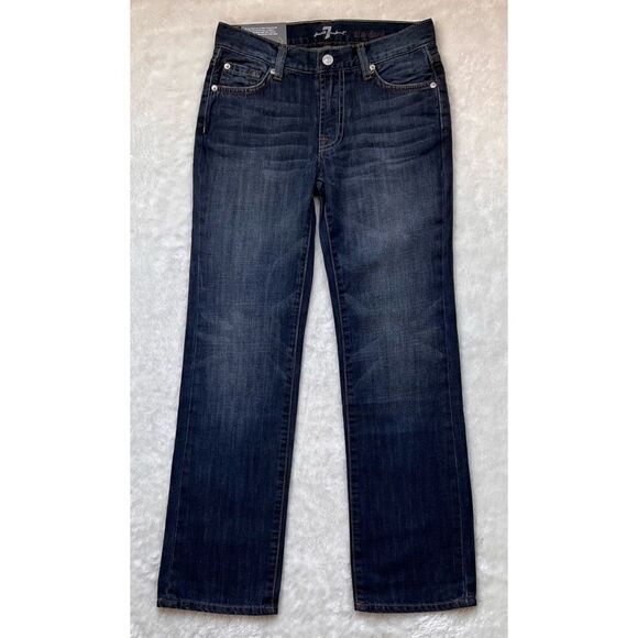NWT 7 For All Mankind 7FAM Boy's Standard Classic Straight Leg Jeans, Size 10 - Picture 6 of 9